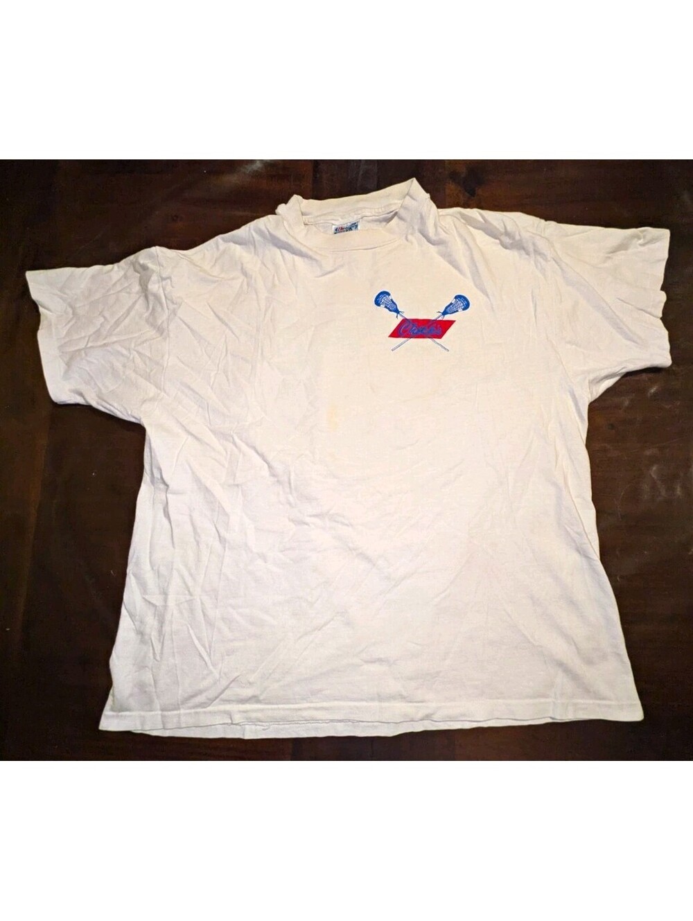 Hanes Beefy-T Vintage Orange County Lacrosse Championship 1992 Graphic Tee XL ST